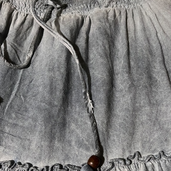 Super cute pilcro by Anthropologie  boho ruffled tie dye mini skirt - Picture 6 of 6